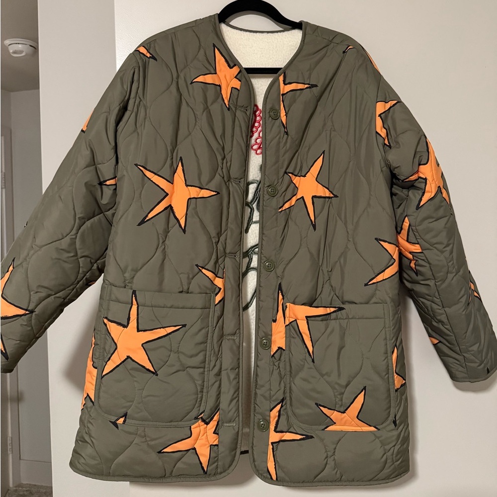 OBEY Scribbly Stars Reversible Liner Jacket